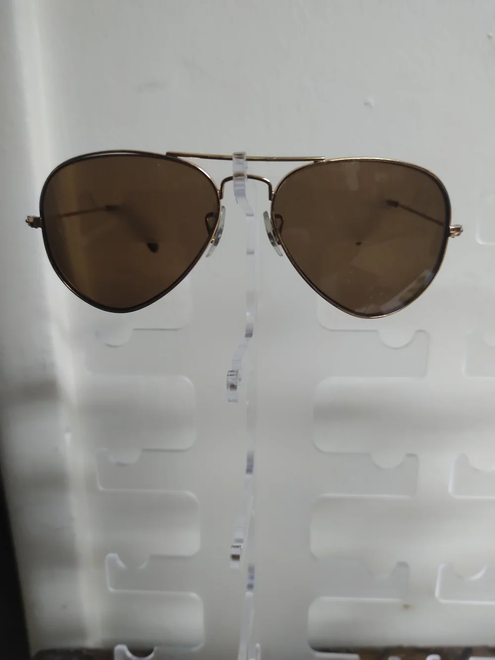 House of Sunny Gold Frame Brown Lens Aviator Sunglasses